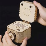 ROKR 3D Ahşap Yapboz Mekanik Hazine Kutusu Modeli Kendin Yap Zeka Oyunları Projeleri 14 Yaş ve Üzeri Yetişkinler için
