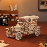 ROKR 3D Ahşap Yapboz Model Yapma Yetişkin Klasik Araba Çocuklar ve Yetişkinler için Hediyeler, Vintage Araba