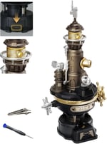 ROKR 3D Yapboz Plastik Metal Modeller Yapı Setleri Yetişkinler, DIY El İşi Hediyeleri Endüstri Şehri (Navi Deniz Feneri) CGM01 - Seçenekler: Retro, Yağ Pompası Jack