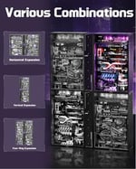 ROKR Gelecek şehir mermer çalıştırmak 3D plastik bulmaca modeli kitleri yetişkinler için Cyberpunk Steampunk oyun masası kuru - Seçenekler: MR01S-EU3, MR02S-EU3, MR02S-Geleceğin Şehri, MR01S-Son Şehir