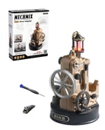 ROKR Metal 3D Yapboz Mekanik Model Kitleri, Platsic DIY Endüstriyel Şehir El Sanatları Hediyeleri (Mors Telgrafı)
