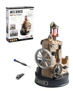 ROKR Metal 3D Yapboz Mekanik Model Kitleri, Platsic DIY Endüstriyel Şehir El Sanatları Hediyeleri (Mors Telgrafı)