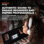 Roland FP-10 Dijital Piyano, ev kullanımı ve uygulama, Black için Taşınabilir 88 Tuşlu Sayısal Piyano, İdeal