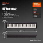 Roland FP-10 Dijital Piyano, ev kullanımı ve uygulama, Black için Taşınabilir 88 Tuşlu Sayısal Piyano, İdeal