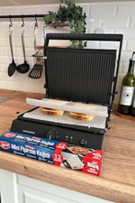 Roll Up Kesilmiş Mini Pişirme Kağıdı Airfryer - Tost Makinesi - Mini Fırın uyumlu 12 Yaprak x 6 Kutu