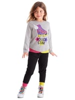 Roller Star Kız Çocuk T-shirt Pantolon Takım