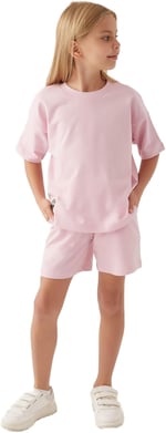 ROLYPOLY Kız Çocuk Pembe Şortlu Takım, 3-4 Yaş, 8684053198925