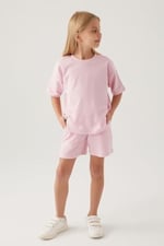 ROLYPOLY Kız Çocuk Pembe Şortlu Takım, 3-4 Yaş, 8684053198925