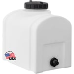 RomoTech 82123879 Kubbeli Polietilen Rezervuar Su Tankı, Çiftçilik İnşaatı ve Daha Fazlası, 20,5 Litre, Sele