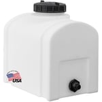 RomoTech 82123879 Kubbeli Polietilen Rezervuar Su Tankı, Çiftçilik İnşaatı ve Daha Fazlası, 20,5 Litre, Sele