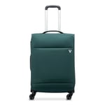 Roncato Yeşil Çekçekli Kumaş Valiz 41464287 Trolley Medio 4R Jazz 4.0