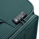 Roncato Yeşil Çekçekli Kumaş Valiz 41464287 Trolley Medio 4R Jazz 4.0