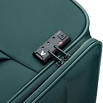 Roncato Yeşil Çekçekli Kumaş Valiz 41464287 Trolley Medio 4R Jazz 4.0