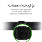 Rongep [Classical Loop] Xiaomi Redmi Watch 6/5/4/Mi Band 10 Pro/9 Pro/8 Pro ile Uyumlu Örgü Kordon Konforlu Mi Band 10 Pro Kordon Terletmeyen Elastik Kumaşlı Redmi Wa - Seçenekler: Siyah, Haki, Renkli