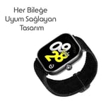 Rongep [Classical Loop] Xiaomi Redmi Watch 6/5/4/Mi Band 10 Pro/9 Pro/8 Pro ile Uyumlu Örgü Kordon Konforlu Mi Band 10 Pro Kordon Terletmeyen Elastik Kumaşlı Redmi Wa - Seçenekler: Siyah, Haki, Renkli