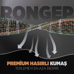 Rongep Huawei ile Uyumlu Fabric Loop 22mm Kordon GT6/GT6 Pro/GT5/GT5 Pro/GT4/GT3/GT3 Pro 46mm için Cırt Cırt Tasarım Yumuşak ve Konforlu GT6 Kordon Rahat  - Seçenekler: Green-Orange, Black, Scuba Blue