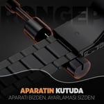 Rongep Huawei ile Uyumlu [Kısaltma Aparatlı] 22mm Çelik Kordon GT6/GT6 Pro/GT5/GT5 Pro/GT4/GT3/GT3 Pro/GT2/GT2 Pro 46mm için Baklalı Model GT6 Pro Kordonu Pasla - Seçenekler: Siyah, Gümüş, Siyah-Gümüş
