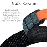 Rongep Huawei ile Uyumlu Travel Loop 22mm Kordon GT6/GT6 Pro/GT5/GT5 Pro/GT4/GT3/GT3 Pro/GT2/GT2 Pro 46mm için Rahat Kumaşlı GT6 Pro Kordon Terletmeyen Konforlu Tasarım GT6 Kordonu