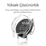 Rongep Samsung Galaxy Watch 7 44mm için 360° Kasa Koruyucu Yumuşak TPU Kılıf Dokunmatiği ve Netliği Etkilemeyen Galaxy Watch 7 Ekran Koruyucu Kılıf Darbelere Karşı Galaxy Watch 7 44mm Koruma (Şeffaf)