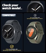 Rongep Samsung Galaxy Watch 8 44mm için Kolay Uygulama Aparatlı Ekran Koruyucu 9H Sertliğinde Çizilmeye Karşı Koruyan Dokunma - Seçenekler: Galaxy Watch 8 44mm, GT5 41mm, GT5 Pro 42mm, GT5 Pro 46mm...