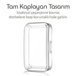 Rongep [Soft-Case] Samsung Galaxy Fit 3 için 360° Kasa Koruyucu Yumuşak TPU Kılıf Dokunma ve Netliği Etkilemeyen Galaxy Fit3 Koruyucu Darbelere Karşı Samsung Fit 3 Ekran Koruyuculu Kılıf (Şeffaf)