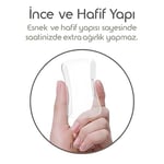 Rongep [Soft-Case] Samsung Galaxy Fit 3 için 360° Kasa Koruyucu Yumuşak TPU Kılıf Dokunma ve Netliği Etkilemeyen Galaxy Fit3 Koruyucu Darbelere Karşı Samsung Fit 3 Ekran Koruyuculu Kılıf (Şeffaf)