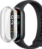 Rongep [Soft-Case] Xiaomi Mi Band 10 ile Uyumlu 360° Kasa Koruyucu Kılıf Yumuşak TPU Malzeme Dokunmatiği ve Netliği Etkilemeyen Darbelere Karşı Xiaomi Mi Band 10 Ekran Koruyuculu Kılıf (Şeffaf)