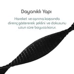 Rongep [Sport Loop] Xiaomi Mi Band 10/9/8 ile Uyumlu Kumaş Kordon Yumuşak ve Konforlu Smart Band10 Kordon Dayanıklı Cırt Cırt Ta - Seçenekler: Siyah, Haki, Kırmızı-Siyah, Kırçıllı Beyaz, Mavi, Neon...