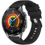 Rongep [Strip Loop] Huawei ile Uyumlu 22mm Kordon GT6/GT6 Pro/GT Runner 2/GT5/5 Pro/GT4/GT3/3 Pro 46mm için Yumuşak Silikonlu GT6 P - Seçenekler: Siyah, Beyaz, Gri, Haki-Siyah, Lacivert, Mavi-Siyah...