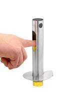 RÖSLE Ananas Dilimleyici Pro 12849 - Paslanmaz Çelik ABS, Kulp Uzunluğu 27 cm, Çaba Harcamadan Ananasları Eşit Dilimler, Sapın Kolay Çıkarılması İçin Fırlatma Yuvası