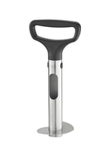 RÖSLE Ananas Dilimleyici Pro 12849 - Paslanmaz Çelik ABS, Kulp Uzunluğu 27 cm, Çaba Harcamadan Ananasları Eşit Dilimler, Sapın Kolay Çıkarılması İçin Fırlatma Yuvası