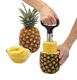 RÖSLE Ananas Dilimleyici Pro 12849 - Paslanmaz Çelik ABS, Kulp Uzunluğu 27 cm, Çaba Harcamadan Ananasları Eşit Dilimler, Sapın Kolay Çıkarılması İçin Fırlatma Yuvası