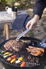 RÖSLE Barbekü Kavisli Izgara Maşası 25061 - Paslanmaz Çelik 35 cm - Seçenekler: Barbekü maşası bükülmüş, Premium barbekü ızgara maşası 30 cm