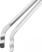 RÖSLE Barbekü Kavisli Izgara Maşası 25061 - Paslanmaz Çelik 35 cm - Seçenekler: Barbekü maşası bükülmüş, Premium barbekü ızgara maşası 30 cm