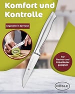 RÖSLE Basic Line Sebze Bıçağı 13715 - Paslanmaz Çelik 9 cm