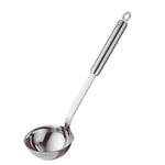 Rösle Kepçe, Yüksek Kaliteli Kepçe, Yuvarlak Saplı, 9 Cm, Paslanmaz Çelik 18/10, Bulaşık Makinesinde Yıkanabilir - Seçenekler: Kepçe, Delikli tava küreği, Seihlöffel, 14 cm