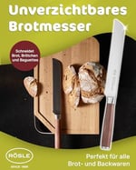 RÖSLE Masterclass Ekmek Bıçağı 12125 - Paslanmaz Çelik 20 cm - Seçenekler: Ekmek bıçağı., Dalgalı kesimli evrensel bıçak., Et bıçağı....