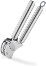 Rösle Sarımsak Presi 12895 - Paslanmaz Çelik 20 cm, Profesyonel Kalitede Zencefil ve Sarımsak Presi, Katlanır Süzgeçli, Bulaşık Makinesinde Yıkanabilir