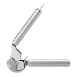 Rösle Sarımsak Presi 12895 - Paslanmaz Çelik 20 cm, Profesyonel Kalitede Zencefil ve Sarımsak Presi, Katlanır Süzgeçli, Bulaşık Makinesinde Yıkanabilir