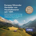 Rotho Country çamaşır sepeti 40 l, plastik (PP) BPA içermez, antrasit, 40 l (58,0 x 38,9 x 25,1 cm)