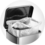 Rotho Paso Çöp Kutusu 40 L, Plastik, Siyah, 40 Liter