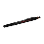 Rotring 800+ İki Fonksiyonlu Mekanik Gizli Uçlu Kurşun Kalem Siyah,0.5 mm - Bedenler: 0,5 mm, 0,7 mm