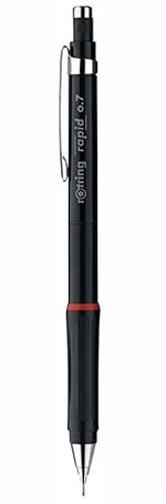 Rotring Rapid Mekanik Kurşun Kalem, Siyah, 0.7 Mm - Bedenler: 0.5 mm, 0.7 mm