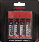 Rotring Super Polimer Kurşun Kalem Ucu (2B), 4'lü Paket, 0.7 mm - 2094211