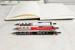 rOtring Tikky Mekanik Kurşun Kalem, Uç ve Silgi Seti, 0,7 mm Kalem, 2B Uç, Orta Boy Silgi, Beyaz, 3'lü Set