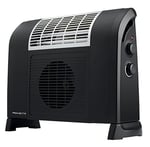 Rowenta IR5010 Dualio 2in1 Fanlı ve Radyant Isıtıcı, Siyah, 2000 Watt Fan Isıtması, 1000 W Radyant Isıtma