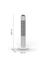 Rowenta VU7025 Silent Flow Effitech 8 Hız Kademeli 30 Watt Sessiz Kule Tipi Vantilatör