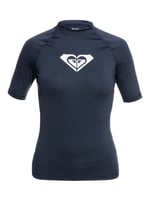 Roxy Damen Whole Hearted-Short Sleeve Rash Vest for Young Women Guard-Shirt