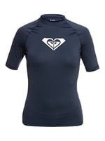 Roxy Damen Whole Hearted-Short Sleeve Rash Vest for Young Women Guard-Shirt