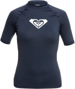 Roxy Damen Whole Hearted-Short Sleeve Rash Vest for Young Women Guard-Shirt